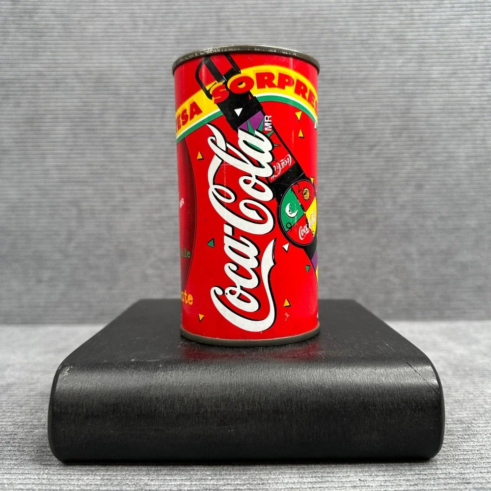 Vintage Coca-Cola Sorpresa‎ Watch Tin Spanish Siempre Coca-Cola Red Collectible